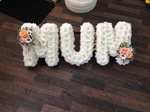 fresh or artificial  floral mum/mam  tribute funeral tribute made lovingly by hand in our little shop with fresh flowers in 33 bondgate darlington local free delivery