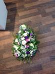 classic red and cream Lilly coffin say  fresh  funeral flowers free delivery local and surrounding areas casket tribute funeral flowers roses coffin florist designer hand made traditional purple sunflowers 